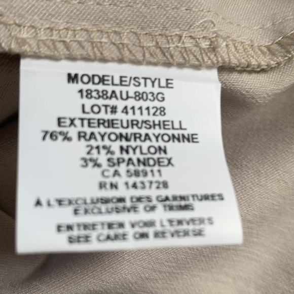 NWT TRIBAL Cream Skirt Size 2P #315 - Picture 5 of 8